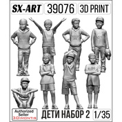 39076 SX-Art 1/35 Дети - мальчики набор 2 (фигуры)