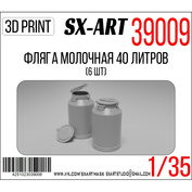 39009 SX-Art 1/35 Milk flask 40 liters (6 pcs)