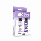 AK1554 AK Interactive Набор красок Dual Exo - 10A пурпурный туманный & 10B пурпурная андромеда