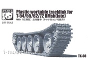 TK08 Panda 1/35 Workable tracklink for T-54/55/62/72 RMsh(late) (Plastic)