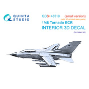 QDS+48519 Quinta Studio 1/48 3D Декаль интерьера кабины Tornado ECR (Italeri) (малая версия) (с 3D-печатными деталями)