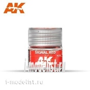RC005 AK Interactive Краска акриловая Signal Red (сигнальный красный) 10ml