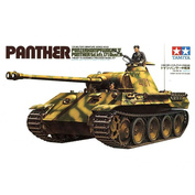 35065 Tamiya 1/35 емецкий средний танк Panther (Sd.kfz.171) Ausf.А с 75 мм. пушкой, пулемётом KWK42 и двумя фигурами танкистов