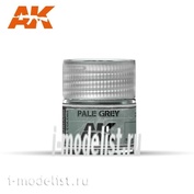 RC021 AK Interactive Краска акриловая Pale Grey (бледно-серый) 10ml