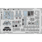 SS509 Eduard 1/72 Фототравление для С-27SM Flanker B, интерьер S.A.
