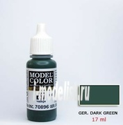 70896 Краска акриловая `Model Color Нем.защитн.зеленый очень темн./Ger dark green