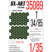 35089 SX-Art 1/35 Paint mask T-34/85 (RFM)