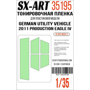 35195 SX-Art 1/35 Тонировочная пленка German Utility Vehicle 2011 Production Eagle IV (Vespid Models)