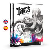 AK540 AK Interactive Книга AK Learning 16: Inks in Modeling – Tintas en Modelismo / Чернила в моделировании