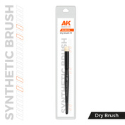 AKB024 AK Interactive Синтетическая кисть для сухих техник - M / AK SYNTHETIC DRY BRUSH – M