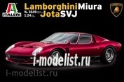 3649 Italeri 1/24 Lamborghini Miura Jota SVJ