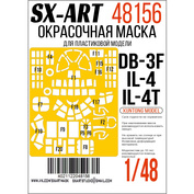 48156 SX-Art 1/48 Окрасочная маска DB-3F/IL-4/IL-4T (Xuntong Model)