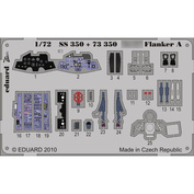 SS350 Eduard 1/72 Color photo etched parts for Sukhhoy-27 Flanker A S. A.