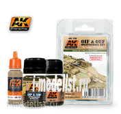 AK120 AK Interactive effects Kit OIF & OEF - US VEHICLES WEATHERING SET (set for American vehicles in Iraq and Afghanistan)