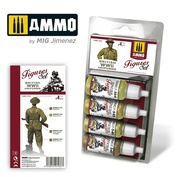 AMIG7033 Ammo Mig Набор акриловых красок Британская униформа Второй мировой / British WWII Uniforms Figures Set