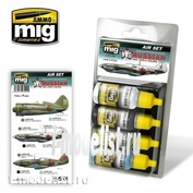 AMIG7222 Mig Ammo acrylic Set of colours VVS WWII RUSSIAN EARLY AIRCRAFT