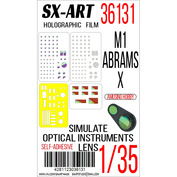 36131 SX-Art 1/35 Имитация смотровых приборов M1 Abrams X (Amusing Hobby)