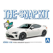 05418 Aoshima 1/32 Автомобиль Toyota 86 - Кристально белый жемчуг (The Snap Kit)