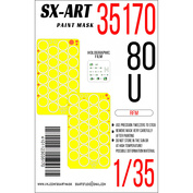 35170 SX-Art 1/35 Окрасочная маска тип-80U (RFM)