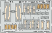 33260 Eduard 1/32 Bf 108 steel belts