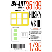 35139 SX-Art 1/35 Окрасочная маска Husky mk III (AFVClub)