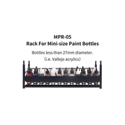 MPR-05 DSPIAE Стеллаж для маленьких бутылочек с краской