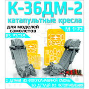 RS72028 Э.В.М. 1/72 Кресла пилfromов К-36ДМ-2