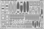 53092 Eduard photo etched parts for 1/350 Prince of Wales lifeboats 1/350