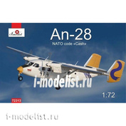 72313 Amodel 1/72 Antonov An-28 Spirit Air, Blue Wing