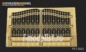 PE72022 Voyager Model photo etched parts for 1/72 European Iron Gates (Pattern 2) (For All)