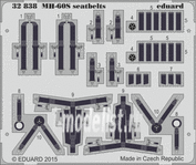 32838 Eduard photo etched parts for 1/35 MH-60S seatbelts (seat belts)