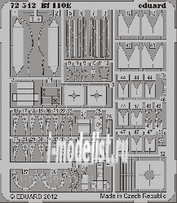 72542 Eduard 1/72 photo etched parts for Bf 110E
