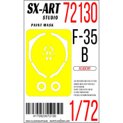 72130 SX-Art 1/72 Окрасочная маска F-35B (Academy)