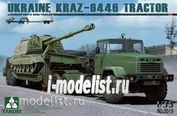 2019 Takom 1/35 Ukraine KrAZ-6446 Tractor with ChMZAP-5247G Semi-Trailer 