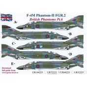 UR72225 UpRise 1/72 Декали для F-4M Phantom-II FGR.2, British Phantoms Pt.6