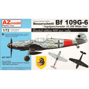 AZ7457 Azmodel 1/72 Messerschmitt Bf 109G-6 JG.Three hundred