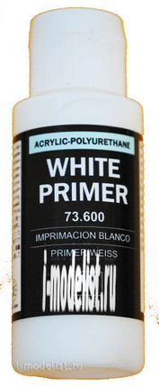 73600 Vallejo Акриловый грунт-полиуретановый/Белый