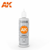 AK11241 AK Interactive Серая грунтовка, 100 мл / GREY PRIMER 100ML