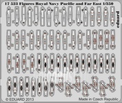 17523, Eduard photo etched parts for 1/350 Figures Royal Navy Pacific and Far East 1/350