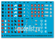 ep 1020 Peddinghaus-decals 1/48 Decal Stug Battery unit markings No 1