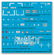 ep 2677 Peddinghaus-decals 1/48 Decal 8 ton Sd. Kfz 7 Halftrack