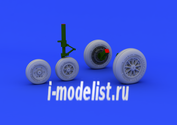 Eduard 1/48 648181 Addition to models of the F-104 undercarriage wheels late 
