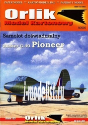 OR021 Orlik 1/33 Gloster G.40 Pioneer