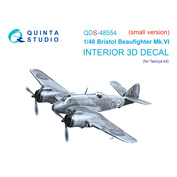 QDS-48554 Quinta Studio 1/48 3D Декаль интерьера кабины Bristol Beaufighter Mk.VI (Tamiya) (малая версия)