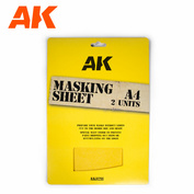 AK8211 AK Interactive A4 Painting Mask Sheet (2 pcs.) / Masking Sheet A4 (2 pcs.)