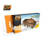 AK124 AK Interactive acrylic paint Set RED PRIMER MODULATION SET (red primer modulation set) (6 colors)