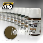 AMIG1510 Ammo Mig Filter Brown for the tri-color camouflage (TAN FOR 3 TONE CAMO)