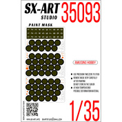 35093 SX-Art 1/35 Paint Mask Tank 90A (Amusing Hobby)