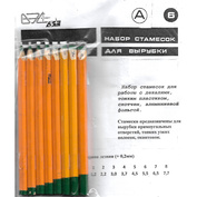 VES006A ВЭС Воронеж Набор стамесок (вырубных) 8 шт.