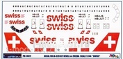 PD-14411 PasDecals 1/144 Decal on A-320 SWISS